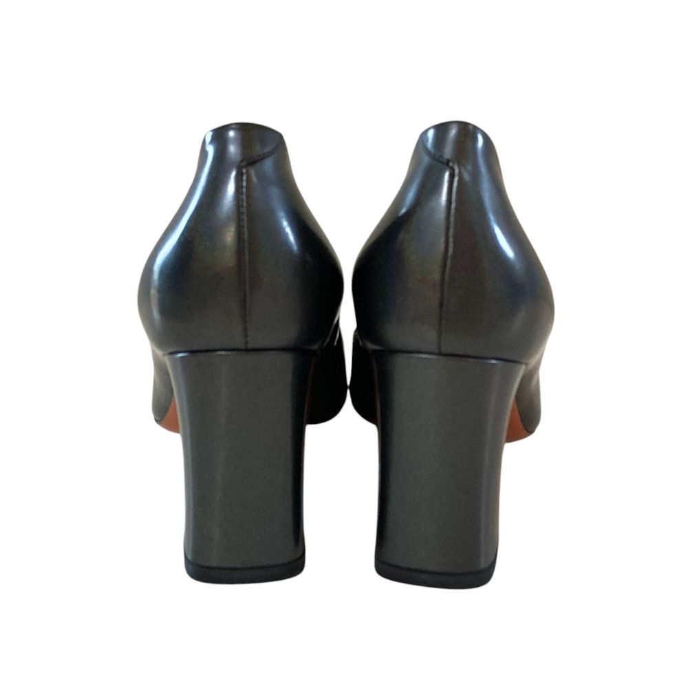 美品 Santoni サントーニ レザーパンプス サイズ37 23.5cm相当 グレー