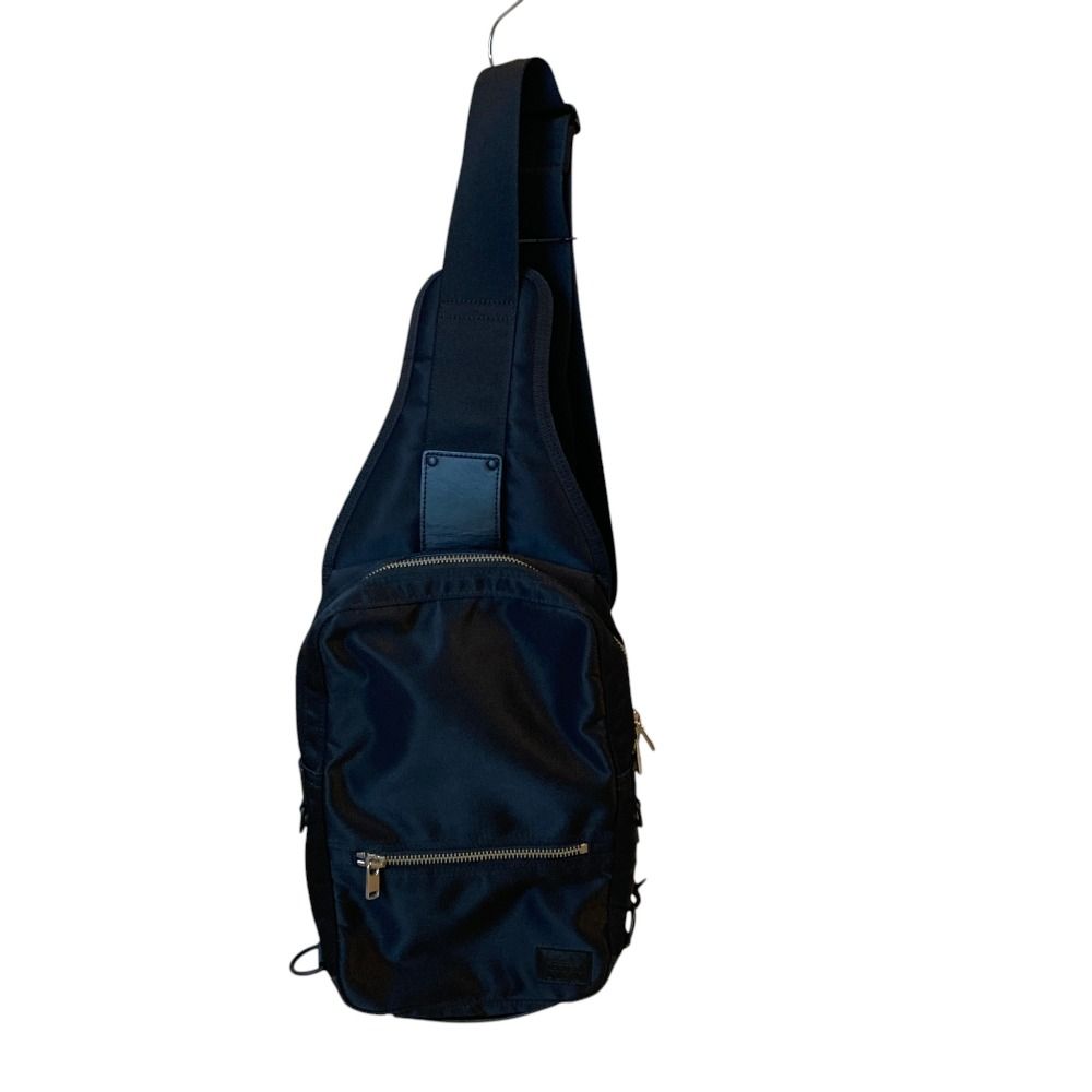 美品 PORTER ポーター リフト スリングショルダーバッグ ブラック メンズ レディース 古着 中古 USED