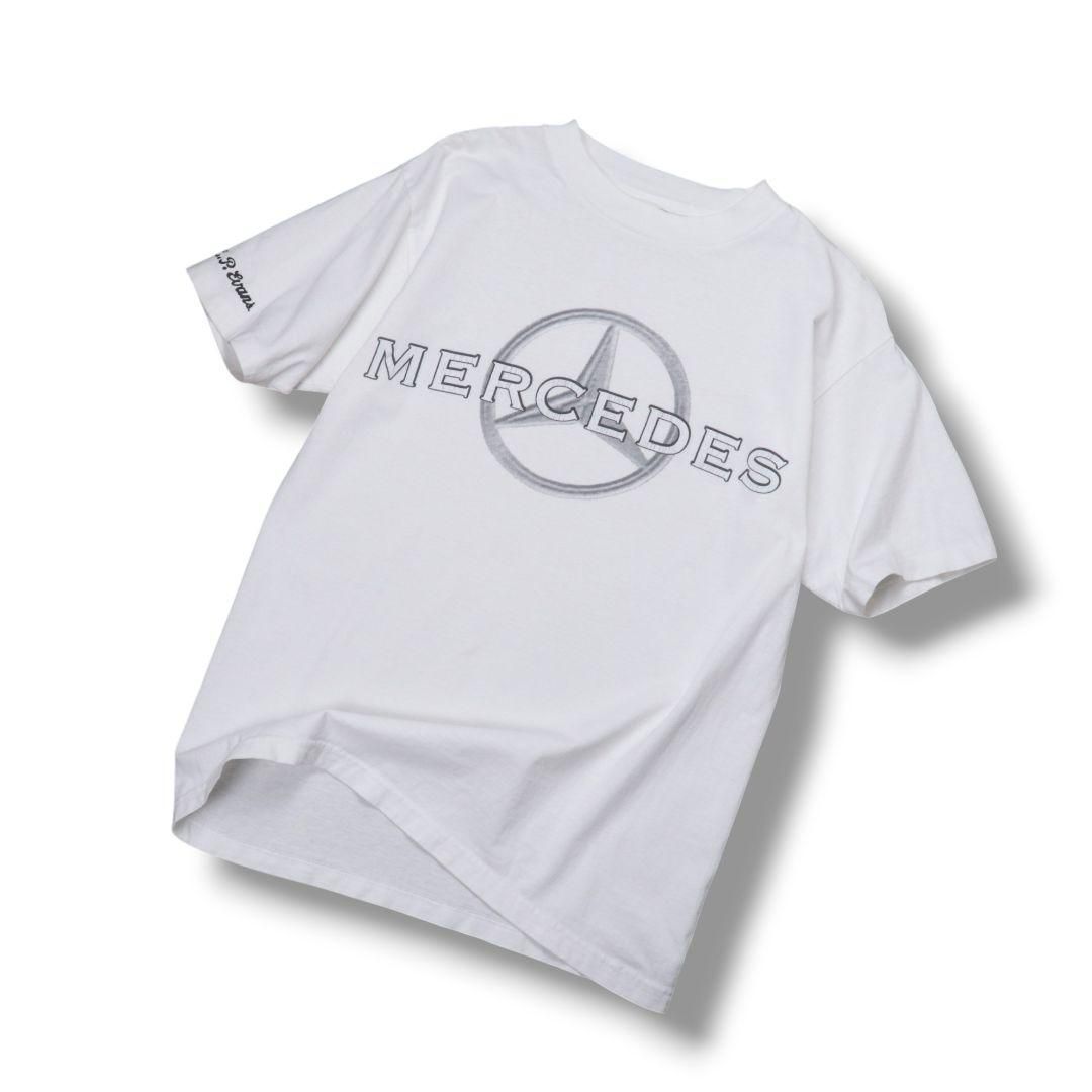 90s Mercedes-Benz L.P. Evans Corporate Puff Print T-Shirt 578