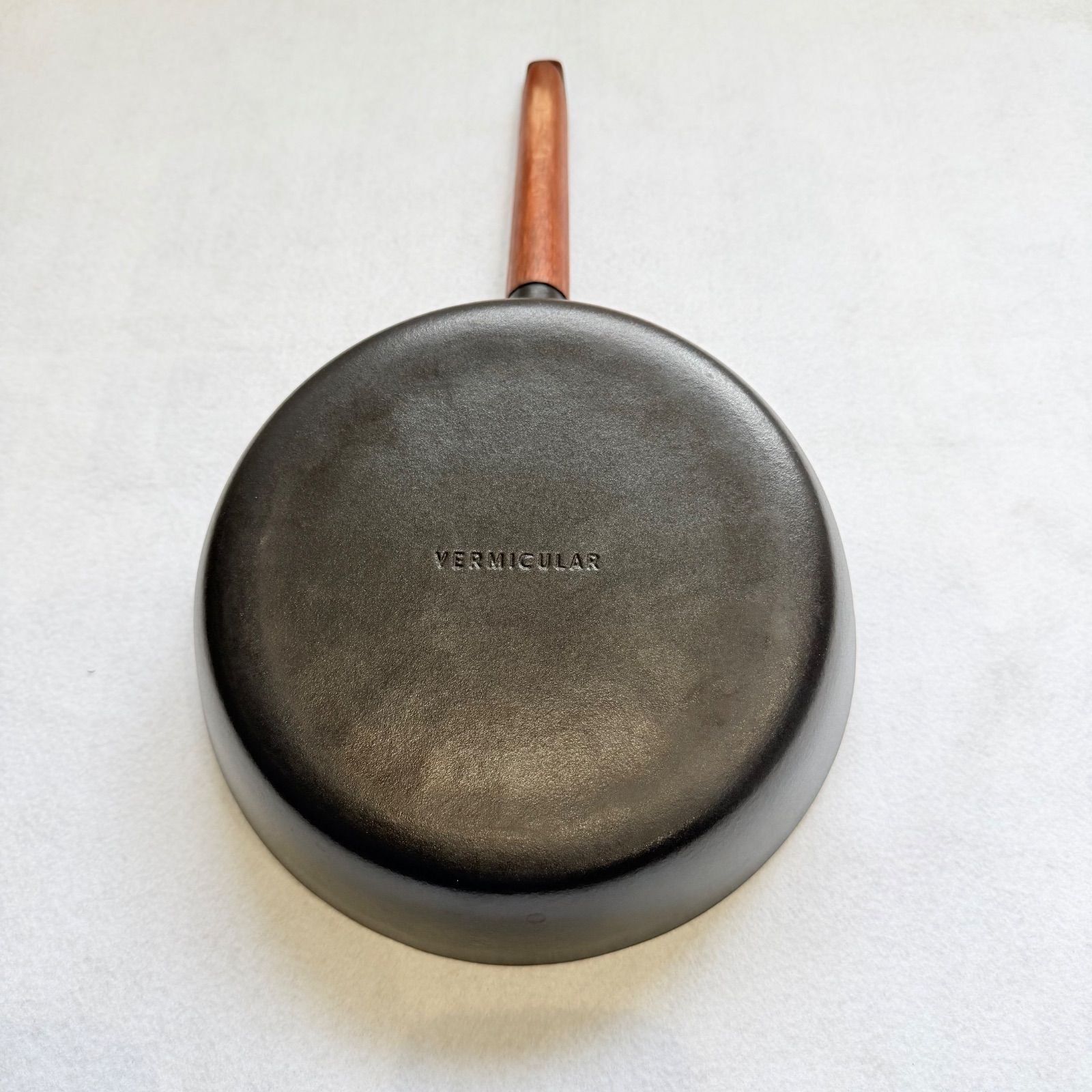 VERMICULAR フライパン 24cm ウォールナット 深型 DEEP ガラスリッド