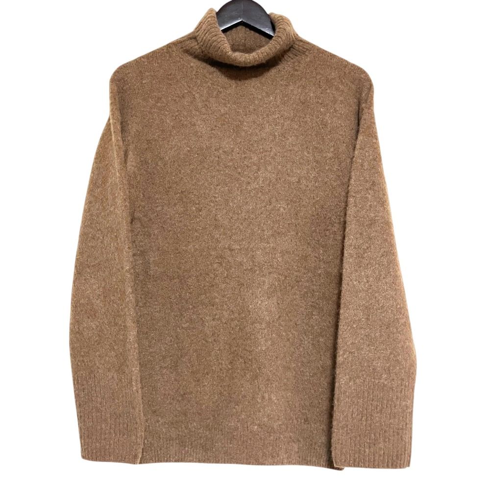 united bamboo ユナイテッドバンブー カシミヤ タートルネック 長袖 ニット セーター サイズ2 ブラウン レディース 古着 中古 USED