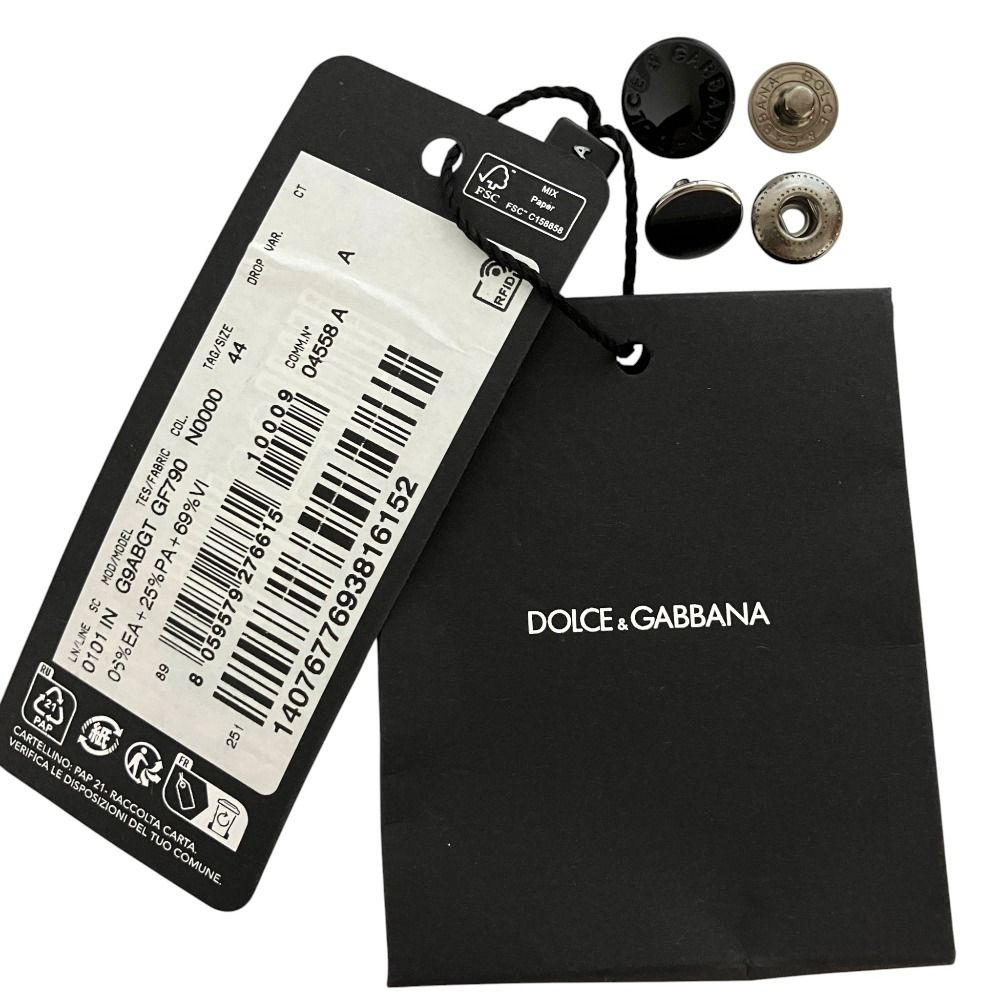美品 25SS DOLCE&GABBANA ドルチェ&ガッバーナ ロゴプレート 
