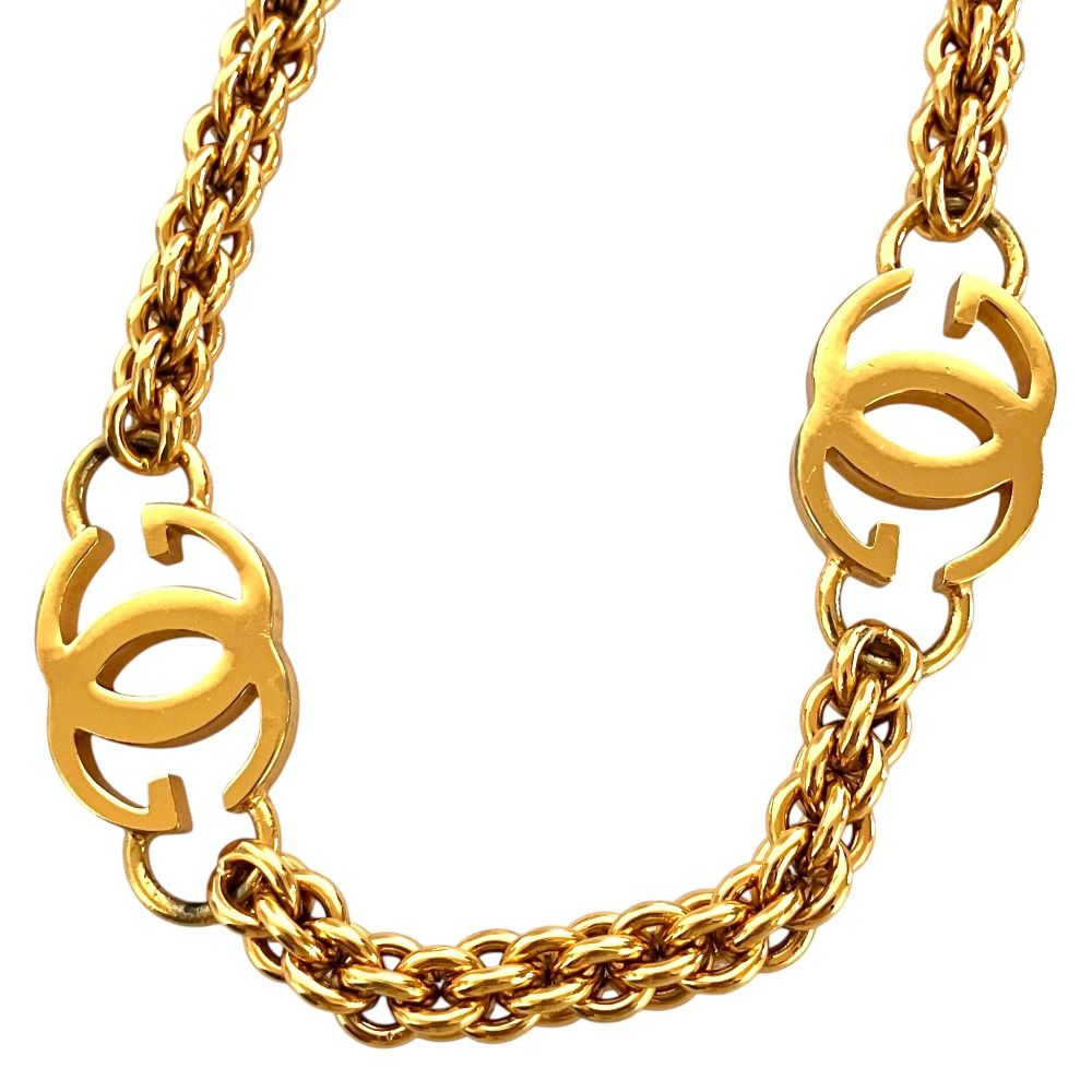 【ビンテージ】GUCCI インターロッキング チェーンベルトネックレス 美品 GUCCI グッチ ヴィンテージ インターロッキングG チェーンベルト