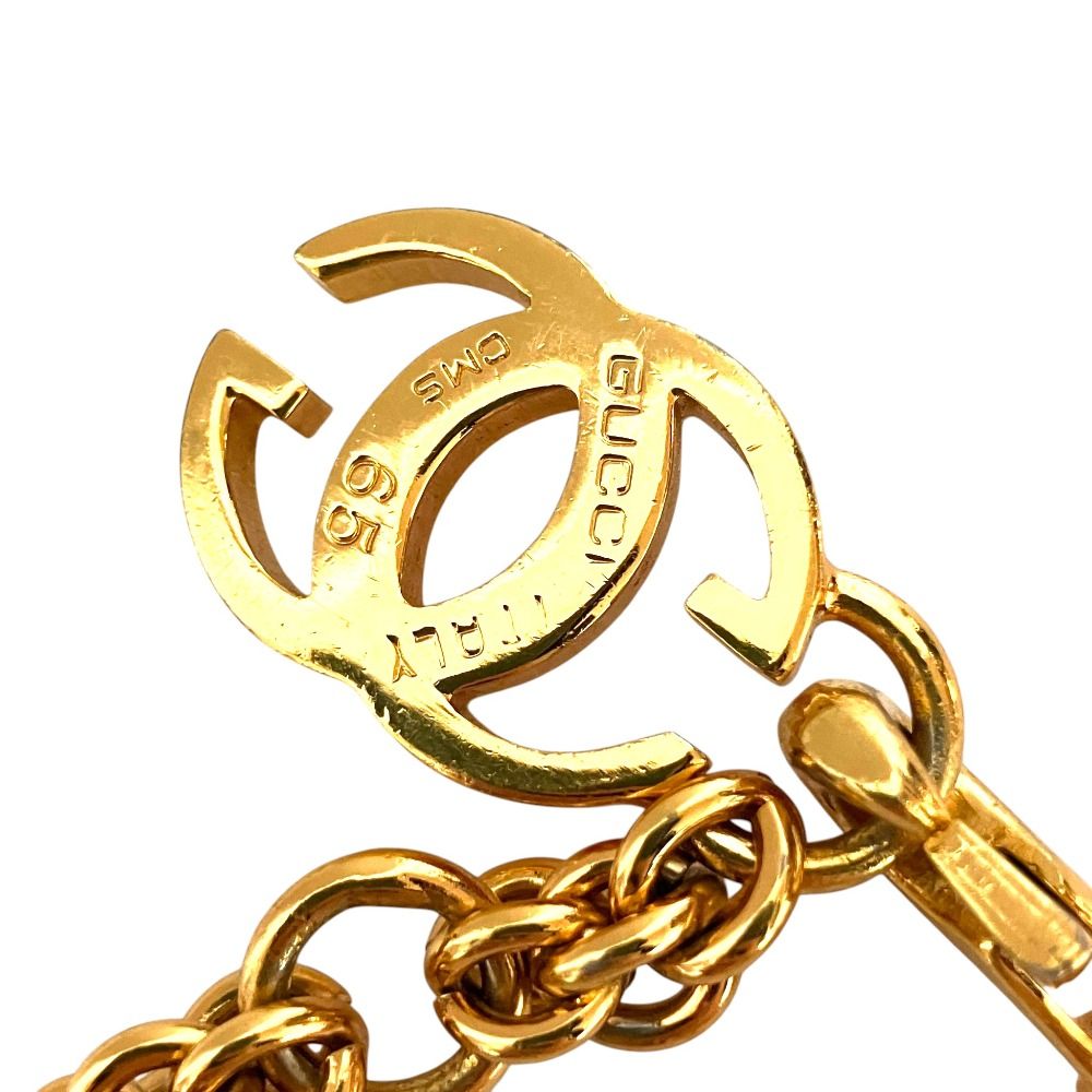 美品 GUCCI グッチ ヴィンテージ インターロッキングG チェーンベルト