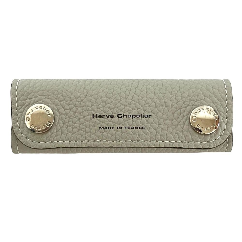 新品同様 Herve Chapelier エルベシャプリエ ハンドルカバー ハンドルグリッパー 1611L ペルル ライトグレー レディース 古着 中古 USED