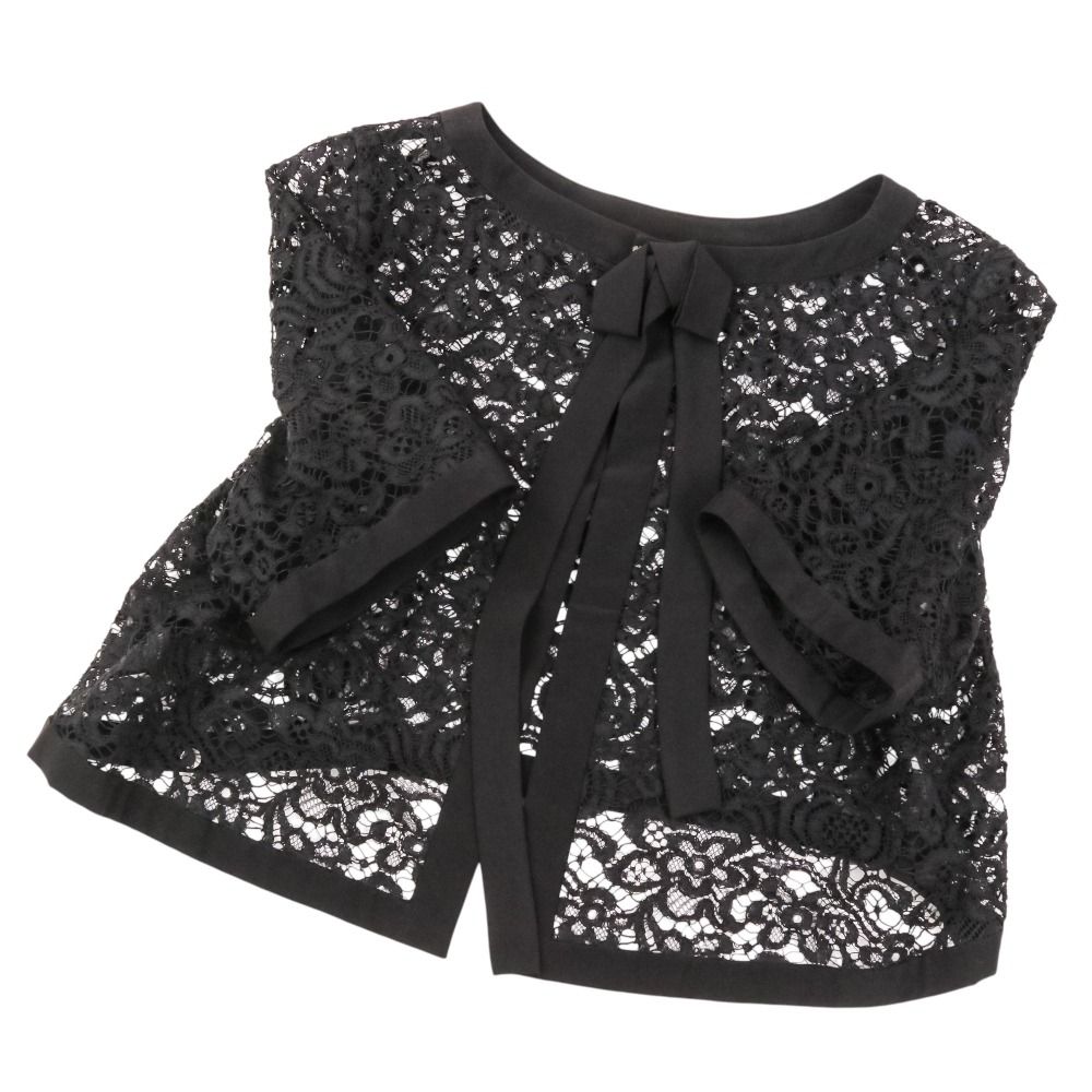 美品 FOXEY フォクシー FRAGONARD レース ボレロ付ワンピース