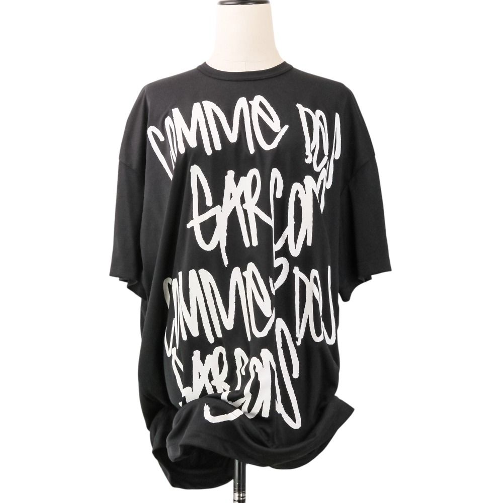 美品 COMME des GARCONS コムデギャルソン AD2021 プリント ワイヤー