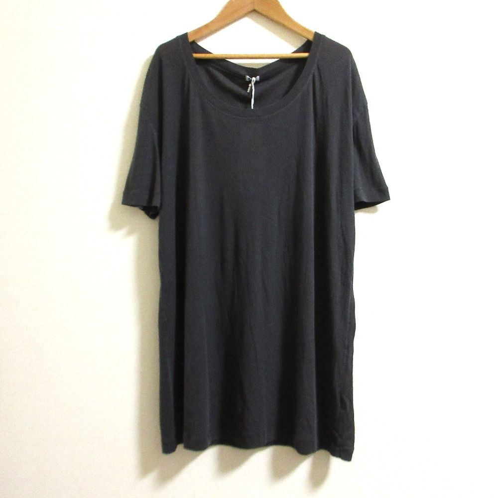 未使用 25SS TANC TOKYO タンクトウキョウ LOOSE SHORTSLEEVE TEE ショートスリーブ Tシャツ カットソー サイズF グレー レディース 古着 中古 USED