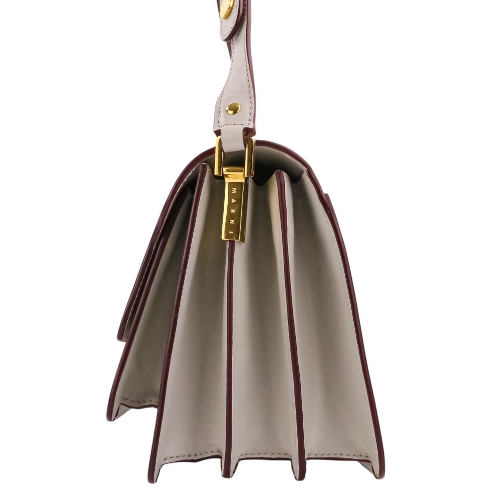 新品同様 MARNI マルニ トランク レザー ショルダーバッグ ライト 