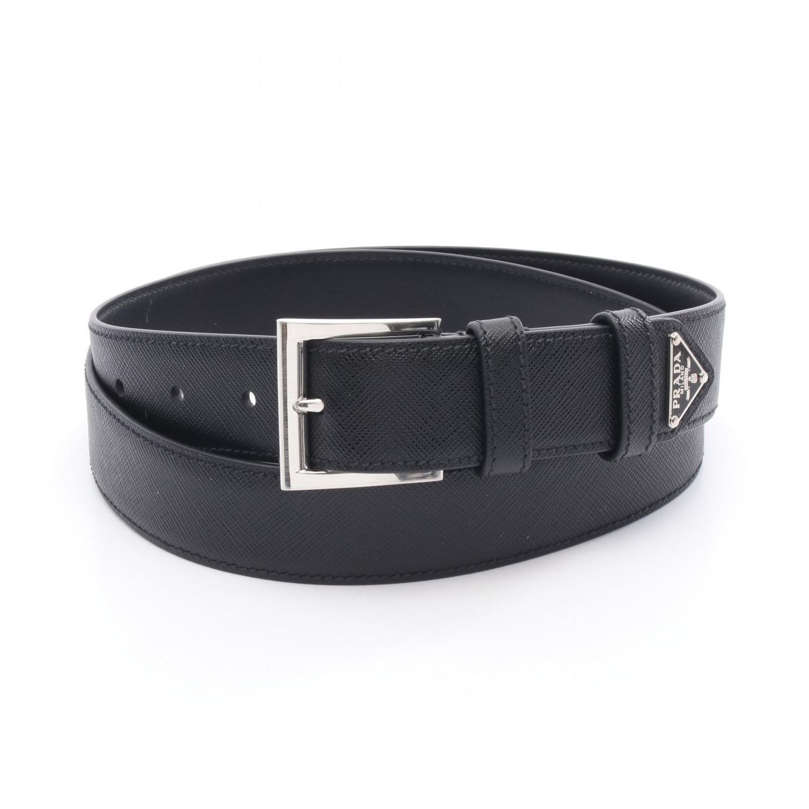 プラダ PRADA ベルト トライアングルロゴ 2CC672053F0002100 ブラック 