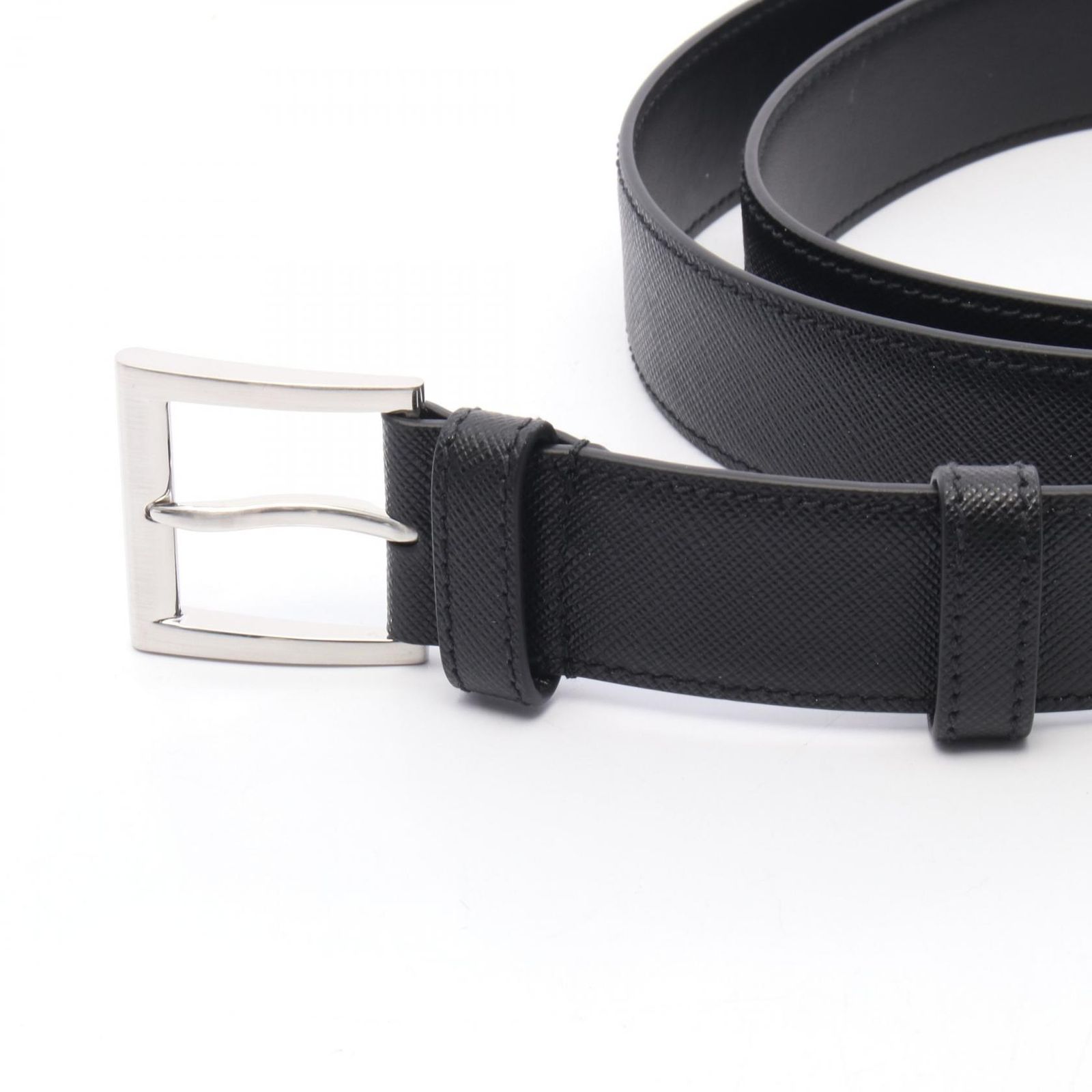プラダ PRADA ベルト トライアングルロゴ 2CC672053F0002100 ブラック 
