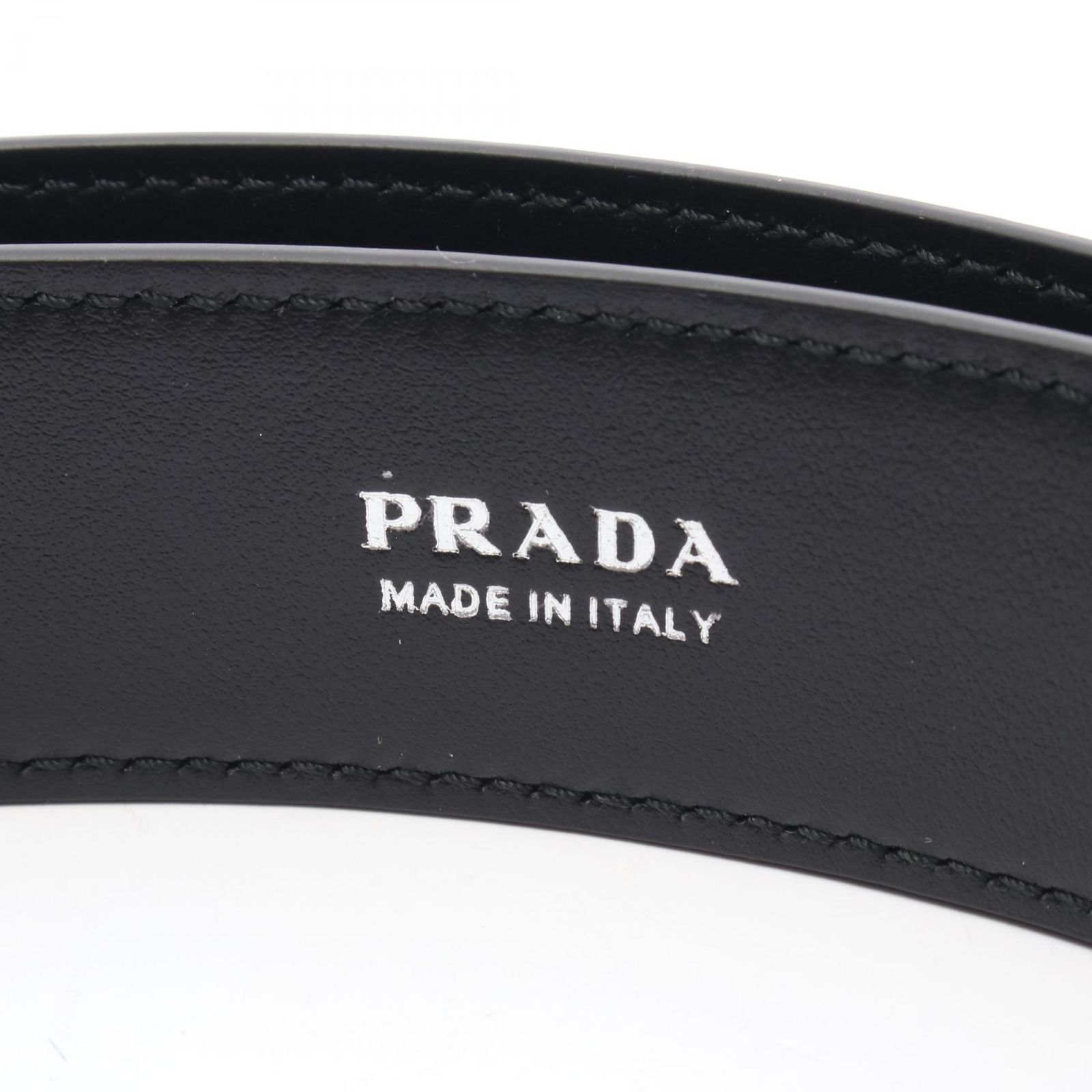 プラダ PRADA ベルト トライアングルロゴ 2CC672053F0002100 ブラック 