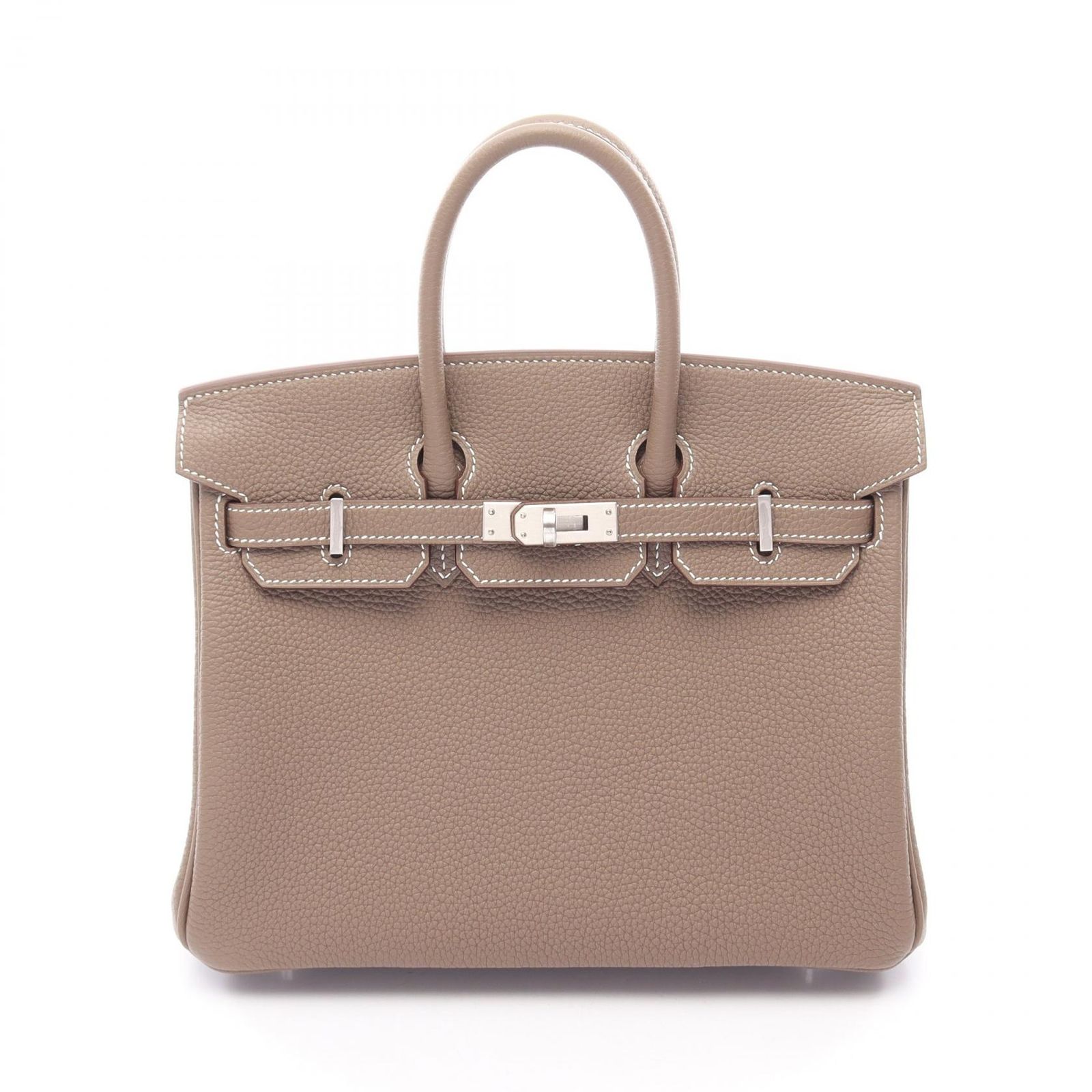 HERMES エルメス バーキン25 エトゥープ ハンドバッグ