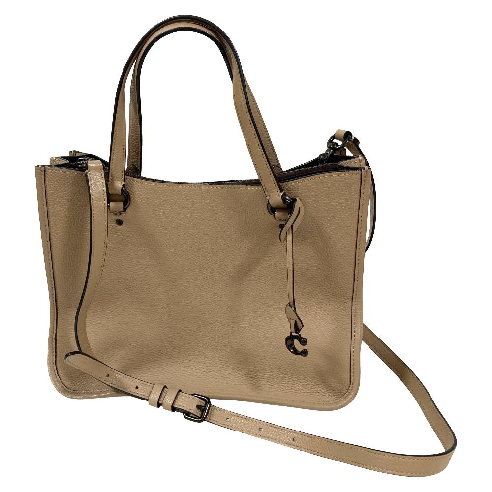 良品 COACH コーチ タイラー キャリーオール 28 2way ショルダーバッグ