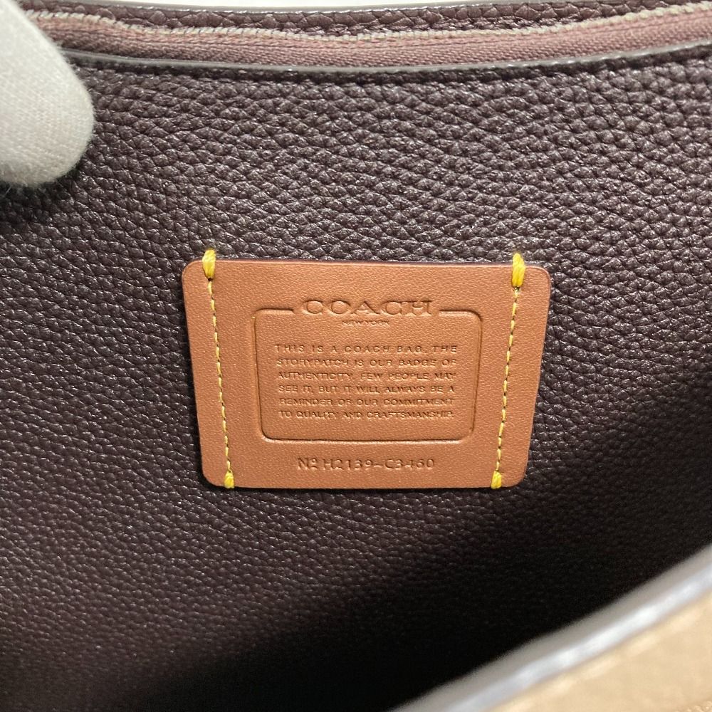 良品 COACH コーチ タイラー キャリーオール 28 2way ショルダーバッグ 