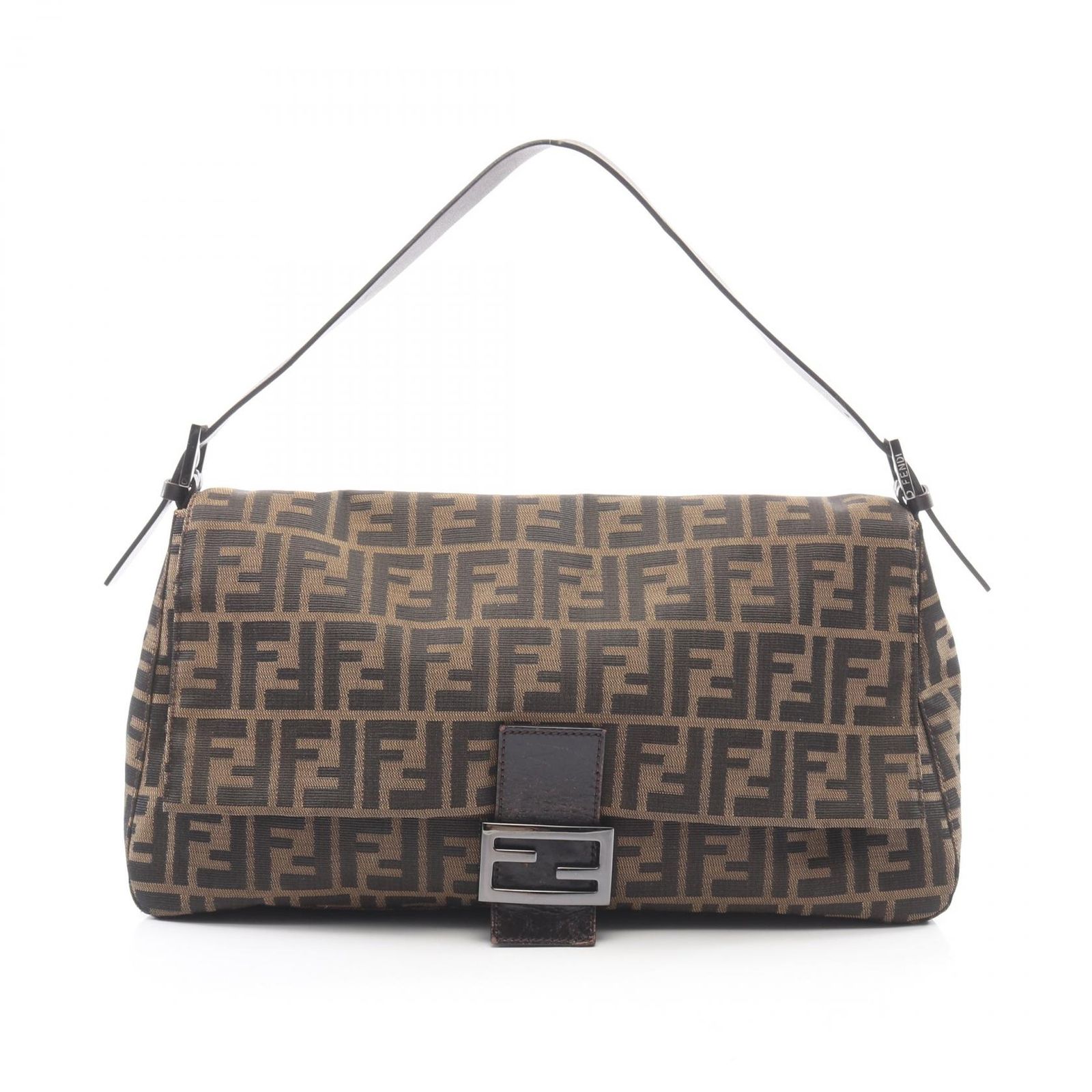 フェンディ FENDI ショルダーバッグ マンマバケット ズッカ ブラウン 