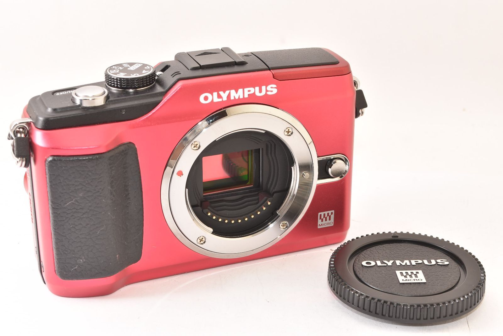 カメラ ✨【OLYMPUS ミラーレス一眼 PEN E-PL2 ボディ（レッド）】✨