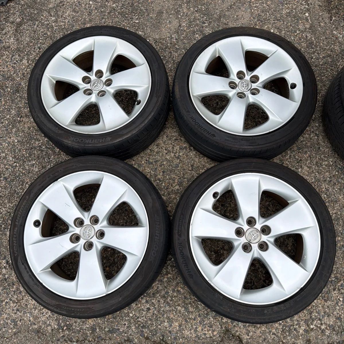 トヨタ 30系 プリウス Sツーリング 純正 17インチホイール 4本セット