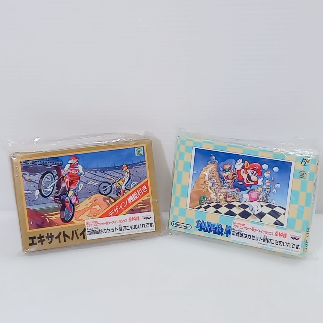 レア レトロ スーパーマリオブラザーズ ブリキ ケース 未開封 Nintendo ファミコンカセット型 ケース スーパーマリオ