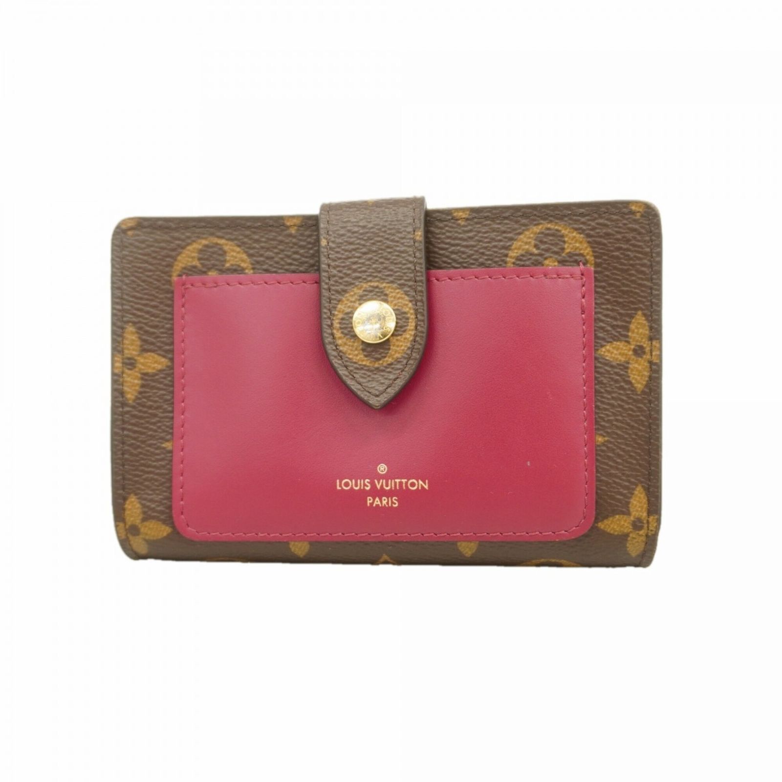 ルイ・ヴィトン(Louis Vuitton) ルイ・ヴィトン 財布 モノグラム ポルトフォイユ ジュリエット M69433 ブラウン フューシャレディース