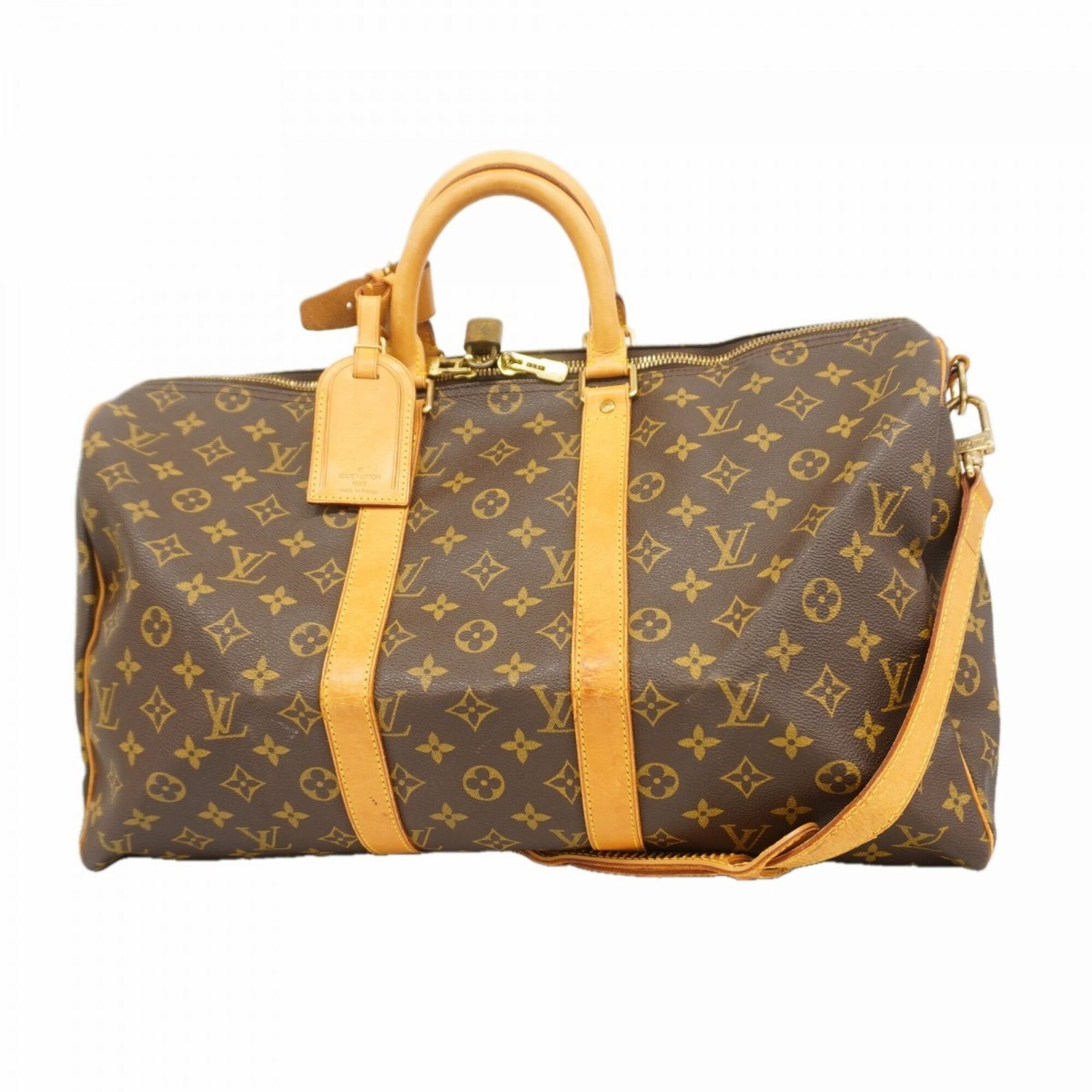 ルイ・ヴィトン(Louis Vuitton) ルイ・ヴィトン バッグ・ボストンバッグ モノグラム キーポルバンドリエール45 M41418 ブラウンメンズ レディース
