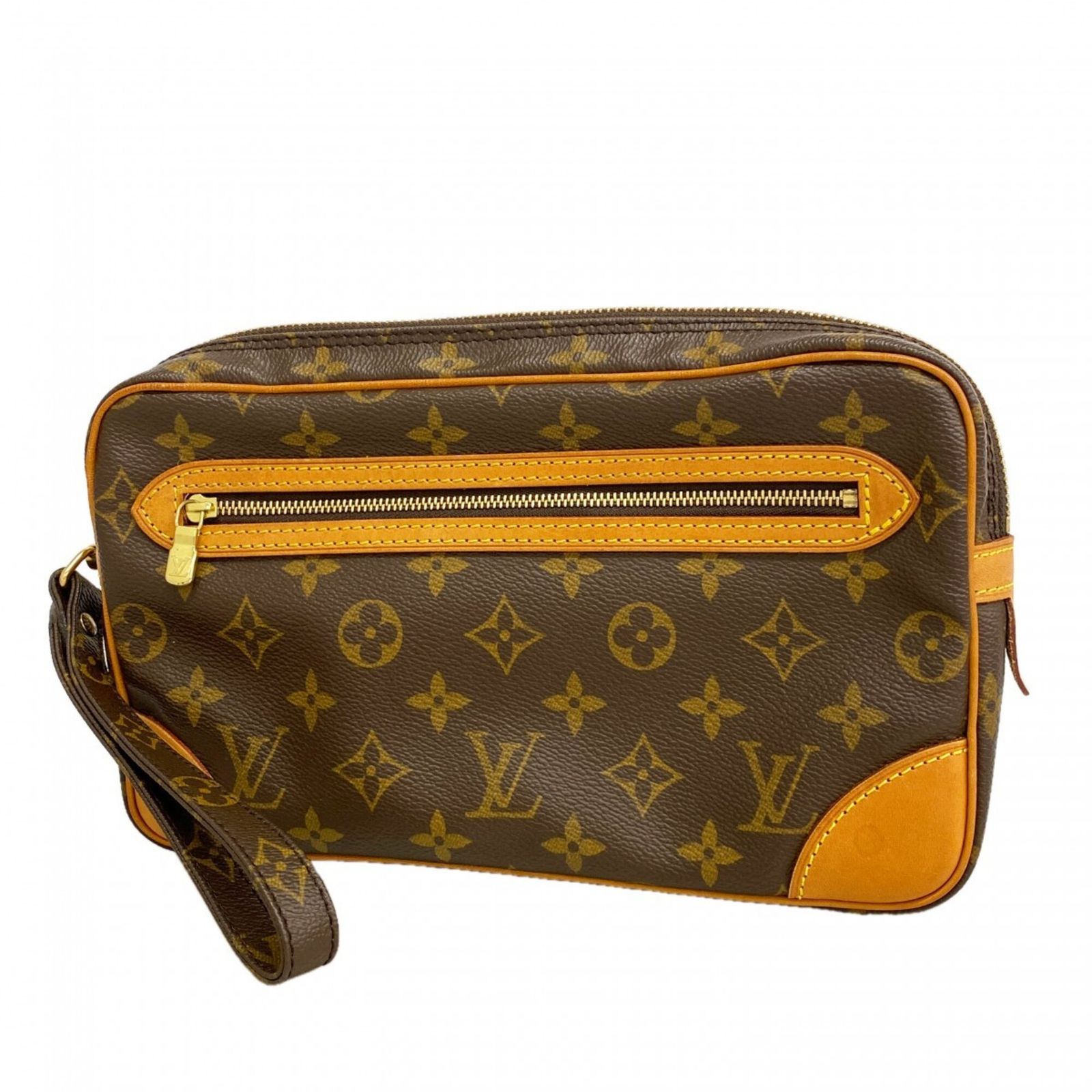 ルイ・ヴィトン(Louis Vuitton) ルイ・ヴィトン クラッチバッグ モノグラム マルリードラゴンヌGM M51825 ブラウンメンズ