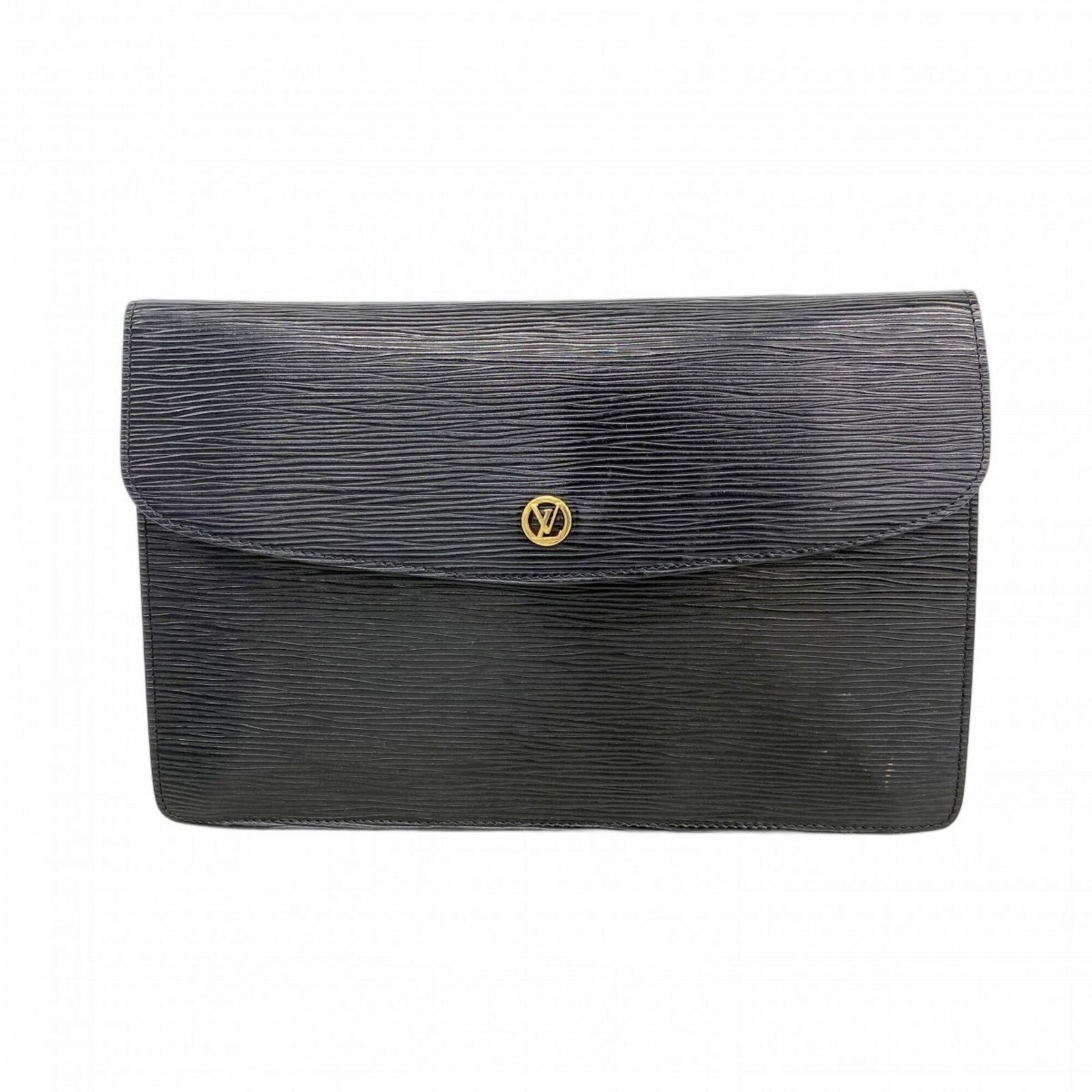 ルイ・ヴィトン(Louis Vuitton) ルイ・ヴィトン クラッチバッグ エピ モンテーニュ27 M52652 ノワールメンズ レディース