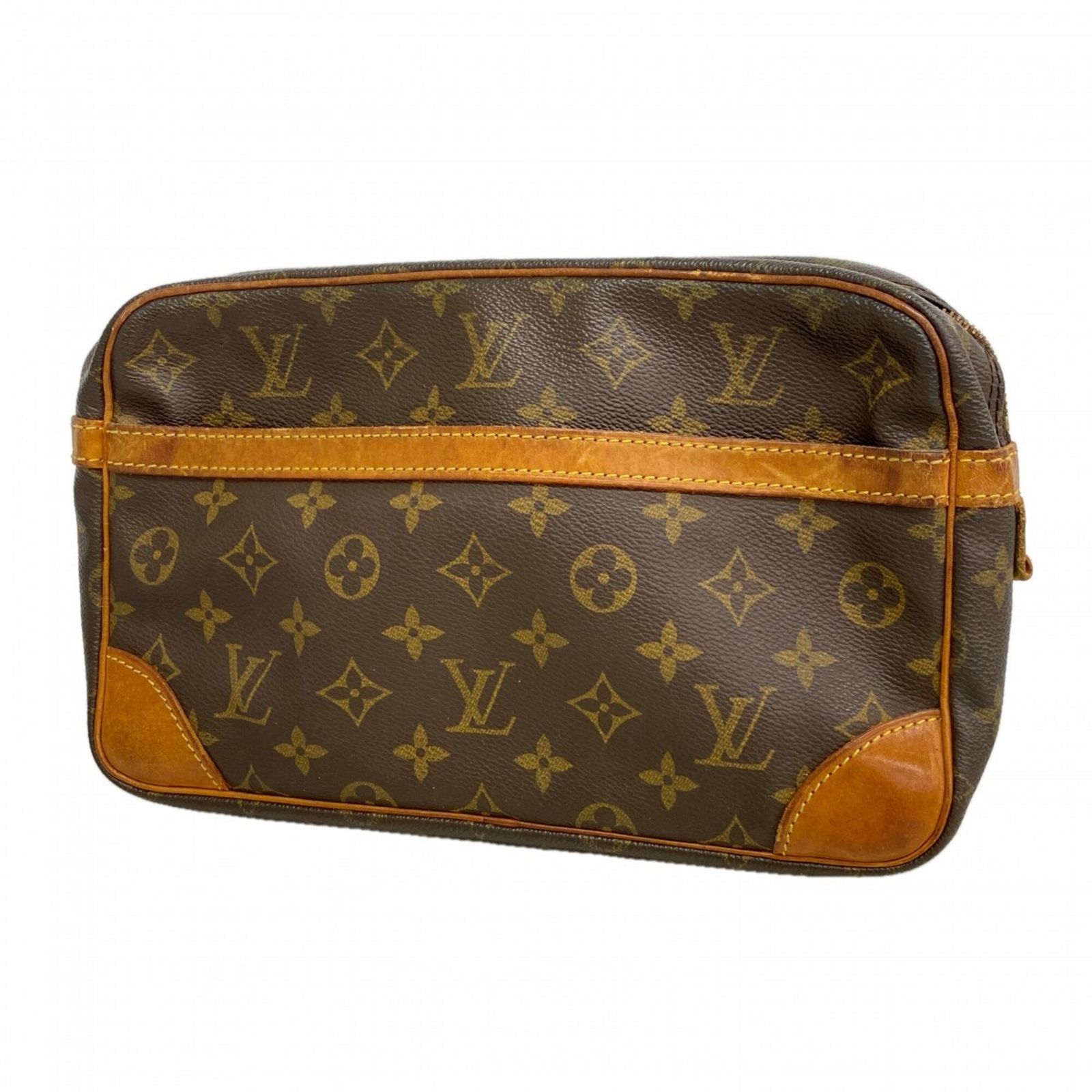 ルイ・ヴィトン(Louis Vuitton) ルイ・ヴィトン クラッチバッグ モノグラム コンピエーニュ28 M51845 ブラウンメンズ