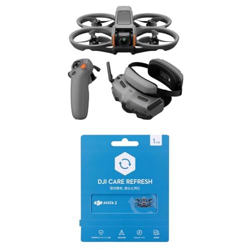 DJI Avata 2 Fly Moreコンボ(バッテリー ×1) + DJI Card Care Refresh1-Year Plan (DJI Avata 2)/ 8b4ff915