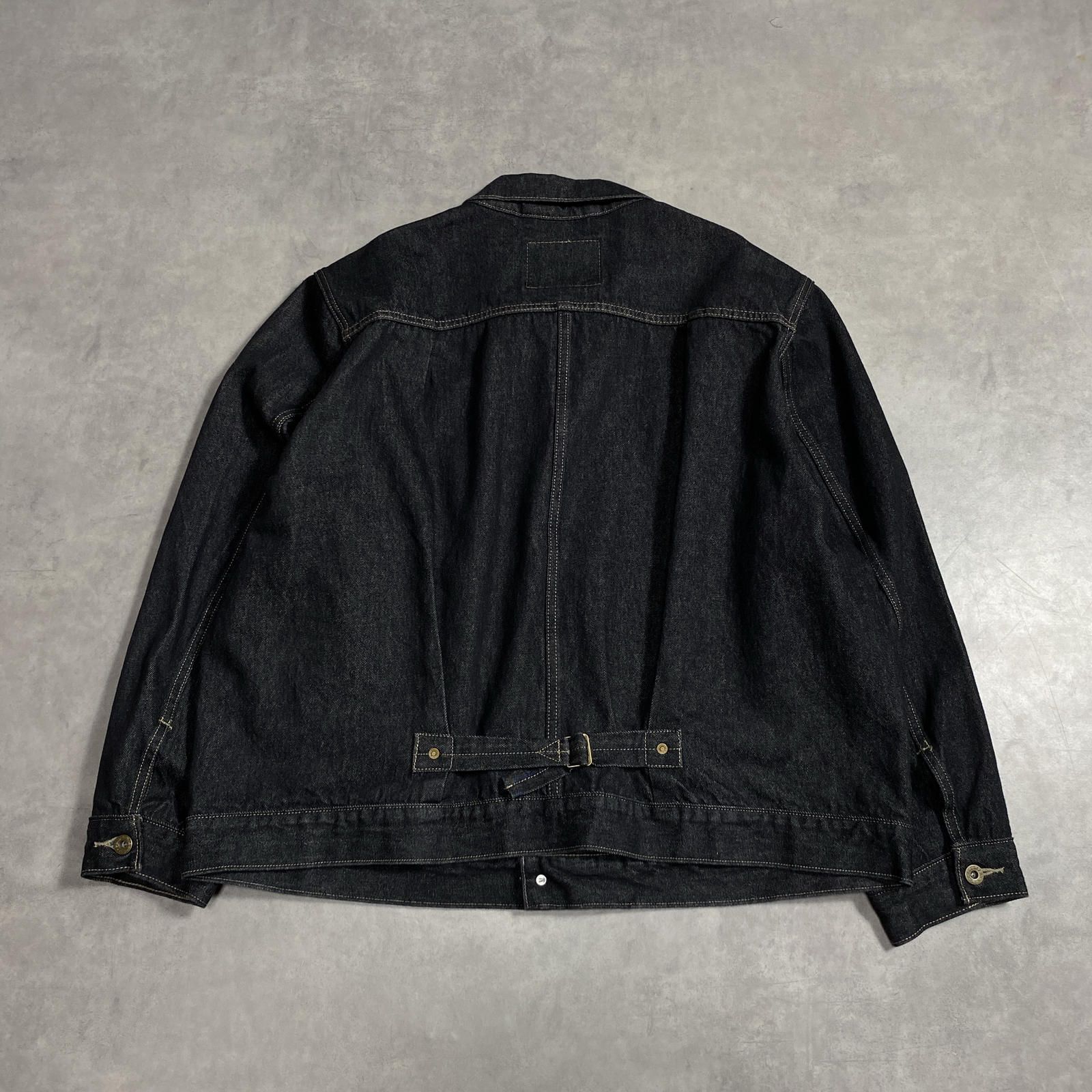 GQ5761◇LEVIS : PREMIUM TYPE I TRUCKER◇XXL◇005Z7-0000 BLACK