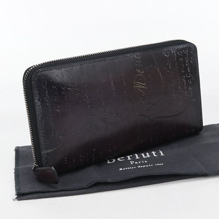 Berluti ベルルッティ 長財布ラウンドファスナー/ヴェネチアカーフレザー【中古】 メンズ長財布