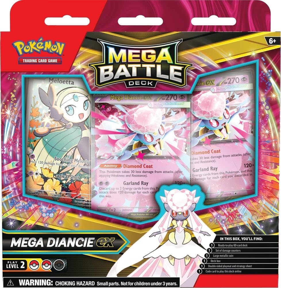 ポケモントレーディングカードゲーム メガバトルデッキ(メガ・ディアンシーex) [Mega Diancie ex]