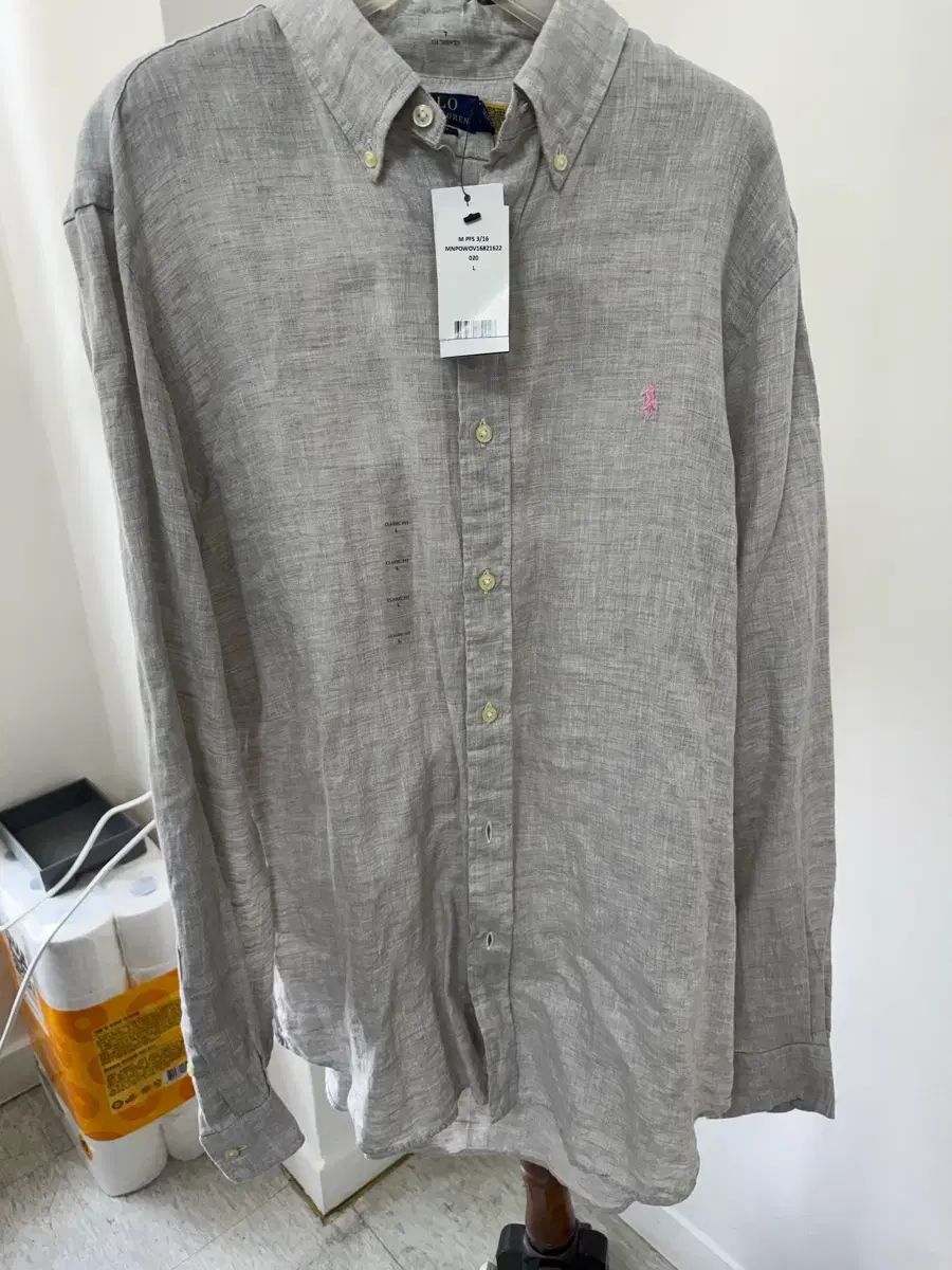 新品 ポロ ラルフローレン リネンシャツ L QR正規品
