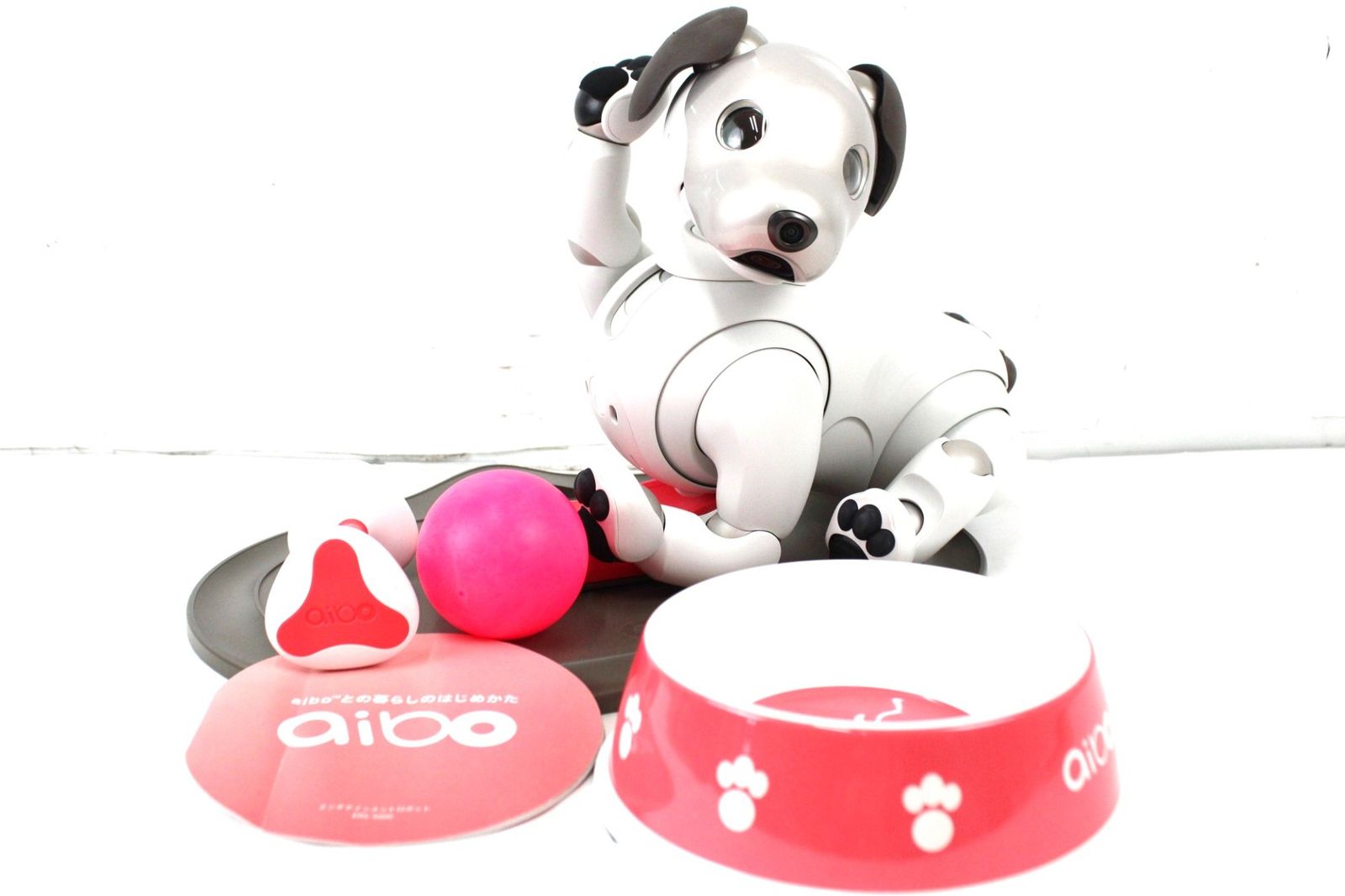 ソニー アイボ ERS-1000 アイボーン ボール ごはんボウル AIBO 犬型 ロボット ペット SONY ITR62XQBLPHU-D-L67-byebye