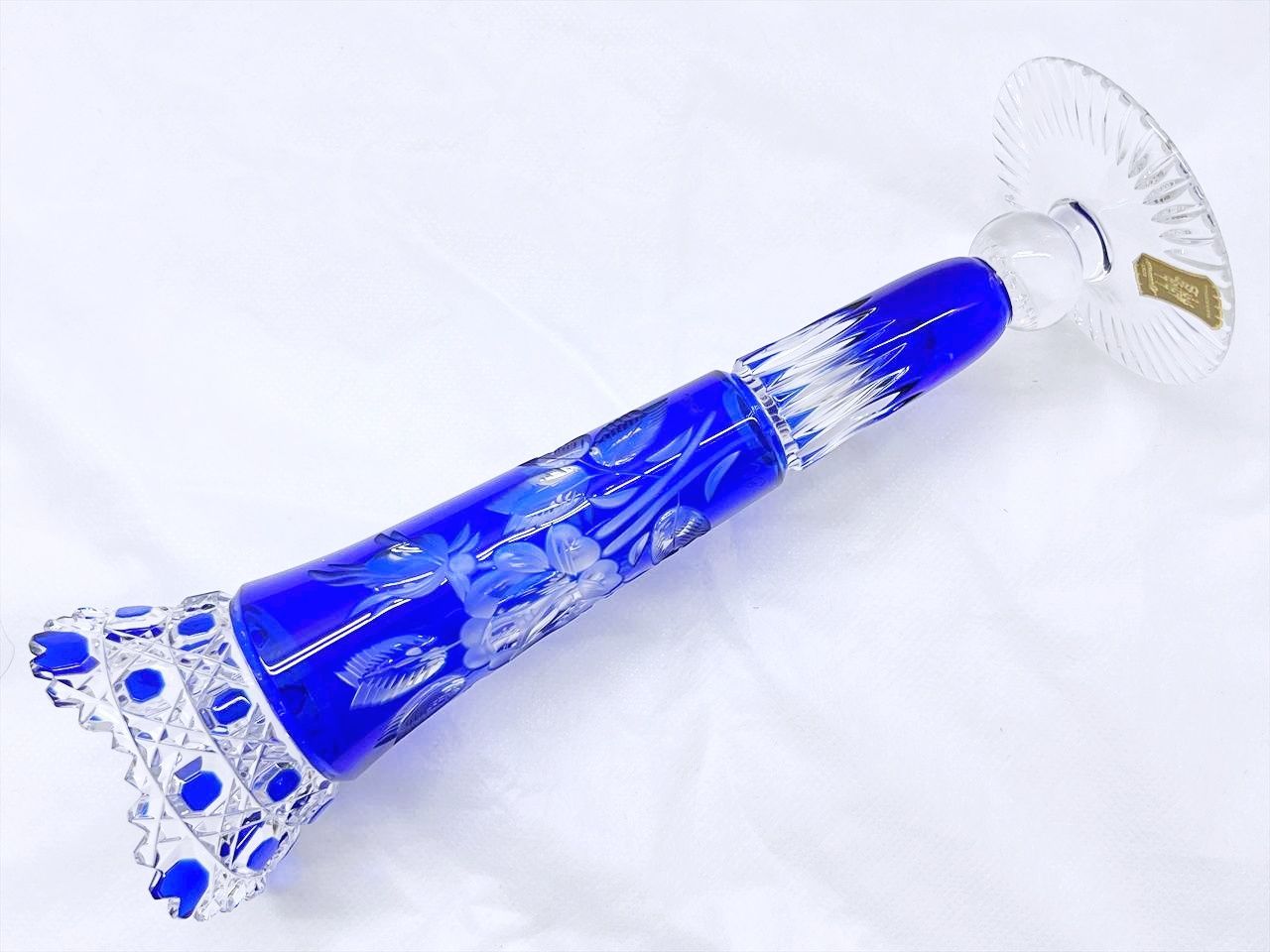 使用感なし MEISSEN マイセンクリスタル マイセンフラワー 一輪挿し