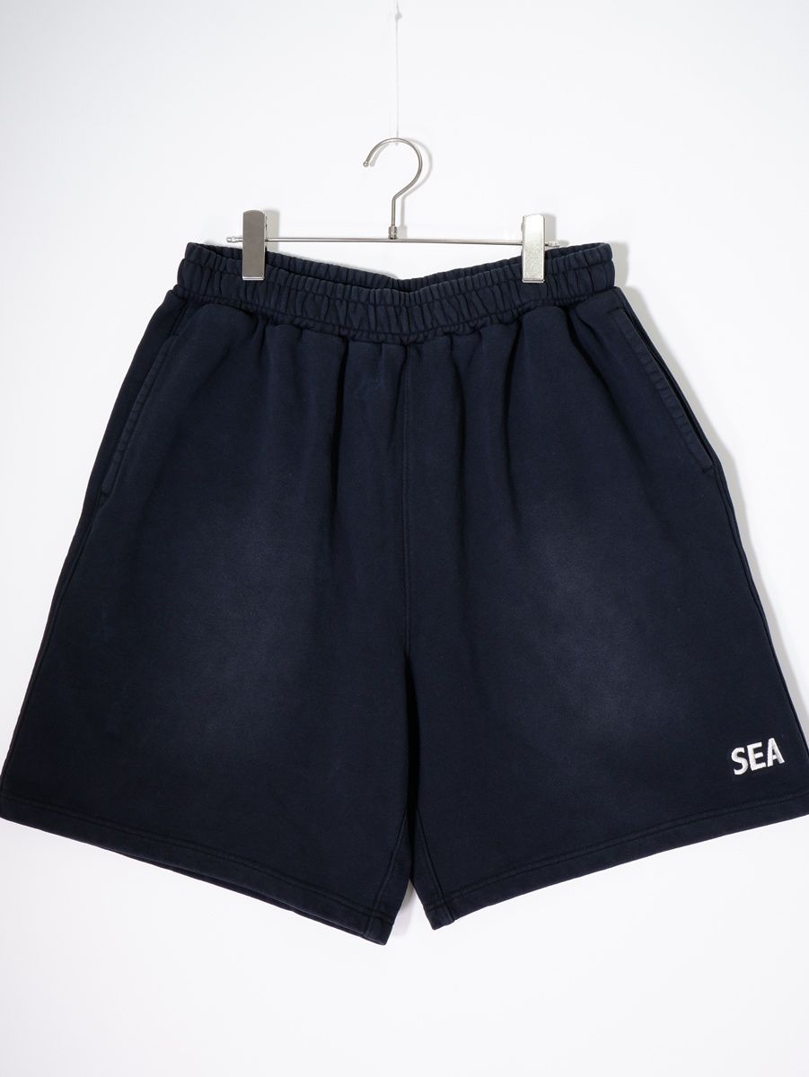 WINDANDSEAウィンダンシー 2026SS SULFUR DYEING LOGO HALF PANTSスウェットハーフパンツ新品【XL】【MHPA82281】