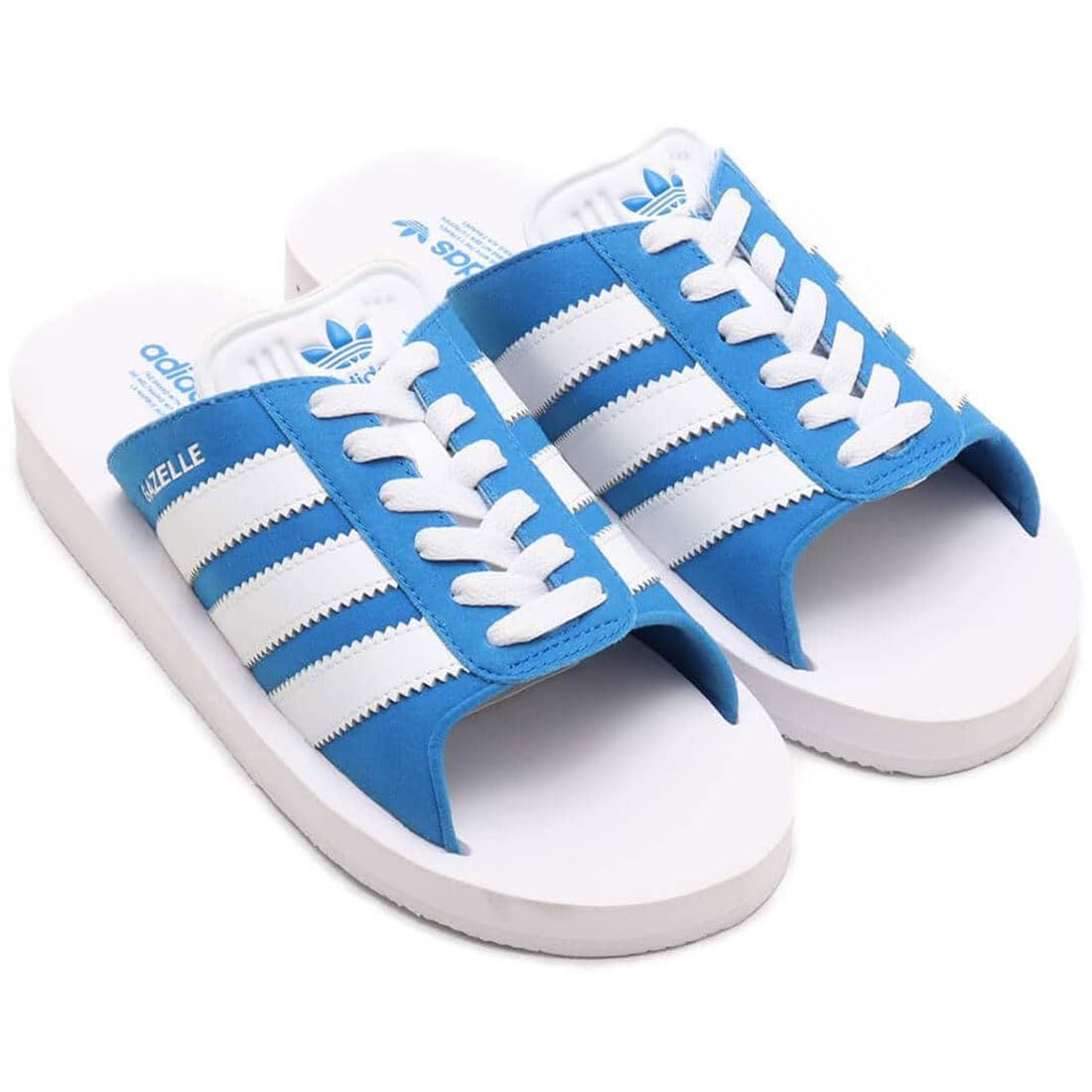 [アディダス] シューズ スニーカー ガゼル ビーチスライド GAZELLE BEACH SLIDES ブルーバード/フットウェアホワイト/フットウェアホワイト JQ7425 22.5cm [22.5 cm]
