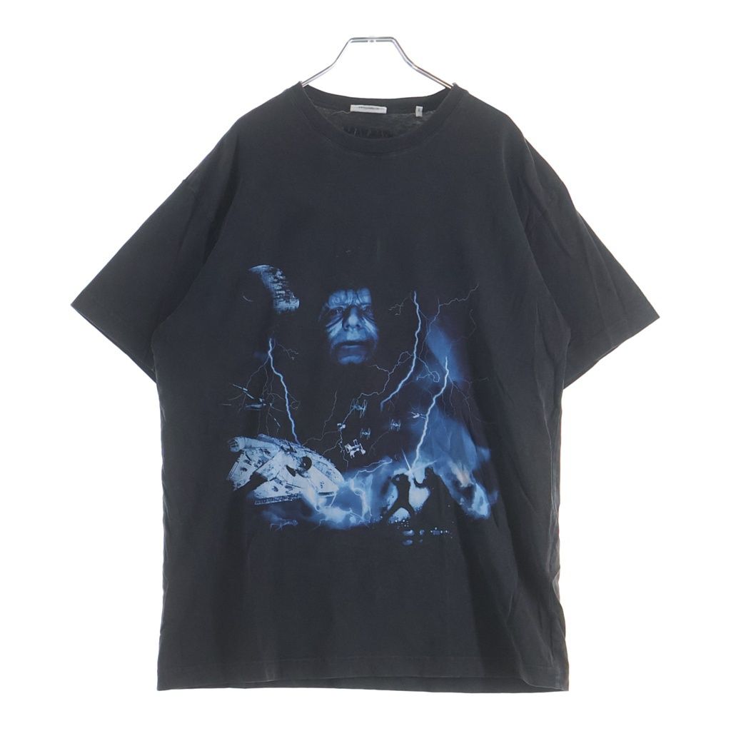 KITH (キス) 23SS ×STAR WARS EMPEROR VINTAGE TEE スターウォーズ エンペラー ヴィンテージ クルーネック半袖Tシャツ カットソー ブラック KHM031019