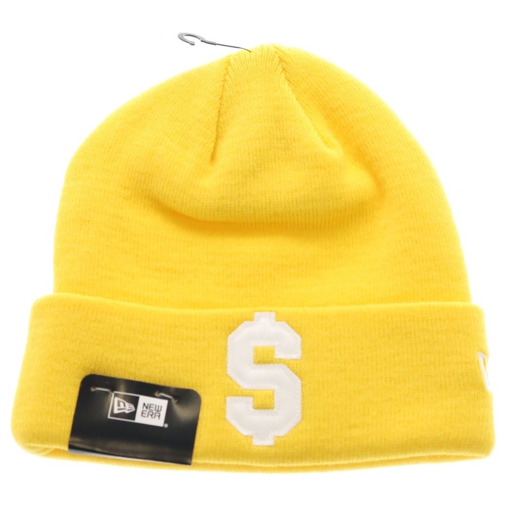 SUPREME (シュプリーム) 24SS ×New Era $ Beanie ドル エスロゴ ビーニー イエロー