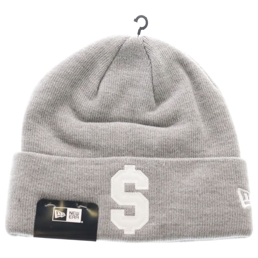SUPREME (シュプリーム) 24SS ×New Era $ Beanie ドル エスロゴ ビーニー グレー
