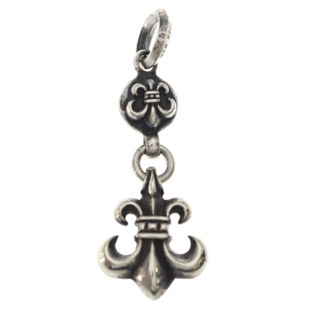 CHROME HEARTS (クロムハーツ) 1BALL BS FLEUR 1ボールBSフレアチャーム ペンダントトップ シルバー BCA198