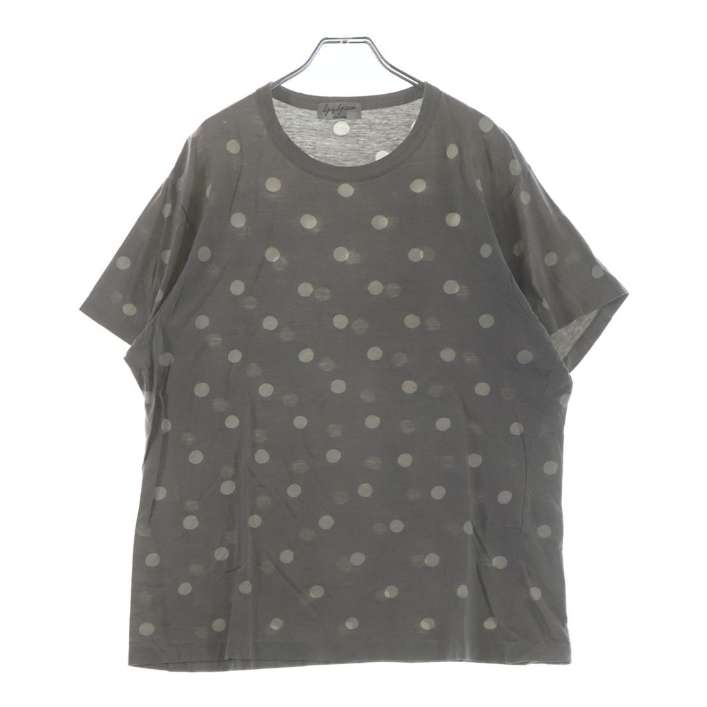 Yohji Yamamoto POUR HOMME (ヨウジヤマモト プールオム) 13SS ドット HX-T02-060 クルーネックTシャツ グレー