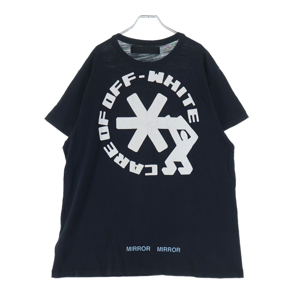 OFF-WHITE (オフホワイト) 17SS Mirror Mirror T-Shirt 半袖Tシャツ ブラック