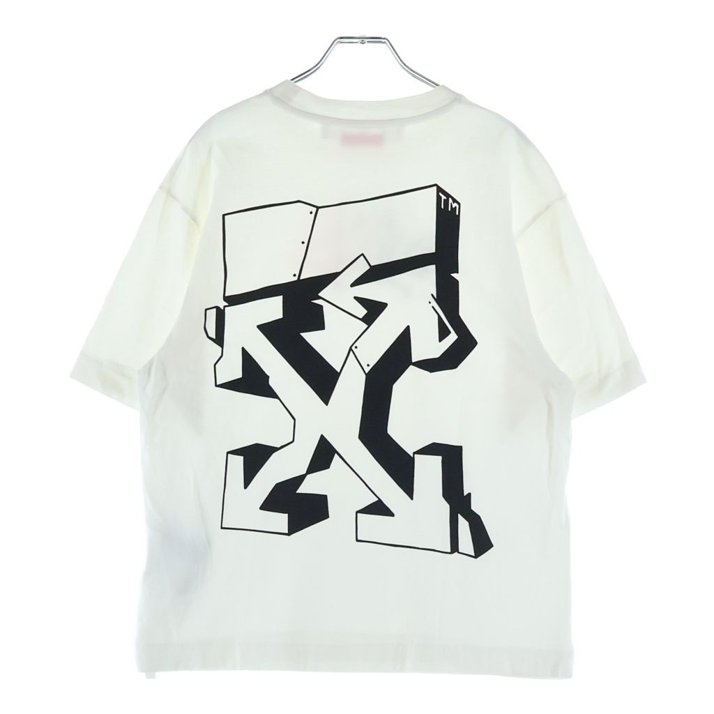 OFF-WHITE (オフホワイト) 22SS Grafffiti T-Shirt 半袖Tシャツ ホワイト OMAA120S22JER003