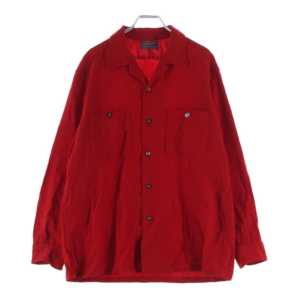 PENDLETON (ペンドルトン) 50s VINTAGE ヴィンテージ ウールシャツ 長袖シャツ レッド
