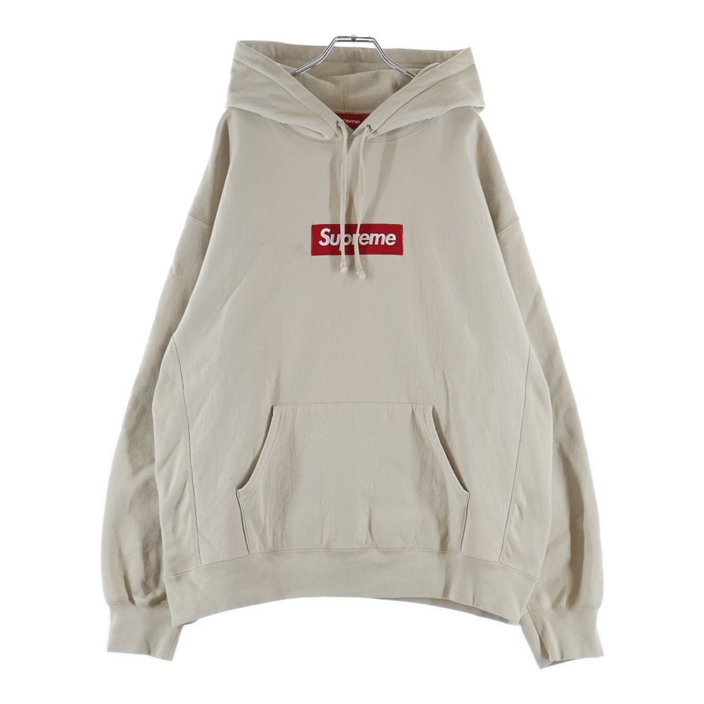 SUPREME (シュプリーム) 24AW Box Logo Hooded Sweatshirt ボックスロゴ スウェット プルオーバーパーカー ベージュ