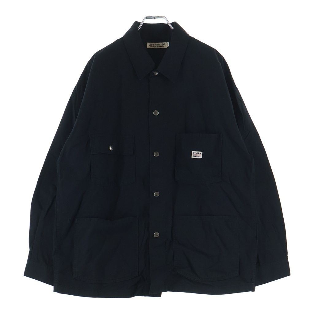 COOTIE PRODUCTIONS クーティー プロダクションズ 19SS CORDURA COVERALL コーデュラ コットン カバーオール ジャケット ブラック COOTIE PRODUCTIONS (クーティー プロダクションズ) 19SS CORDURA