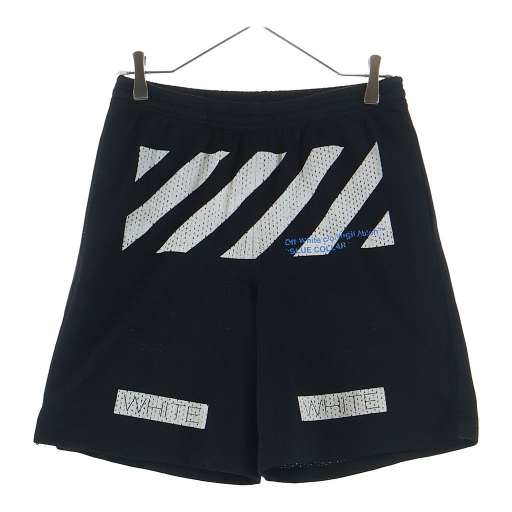 OFF-WHITE (オフホワイト) 15AW Mesh Shorts メッシュハーフパンツ ショーツ ブラック