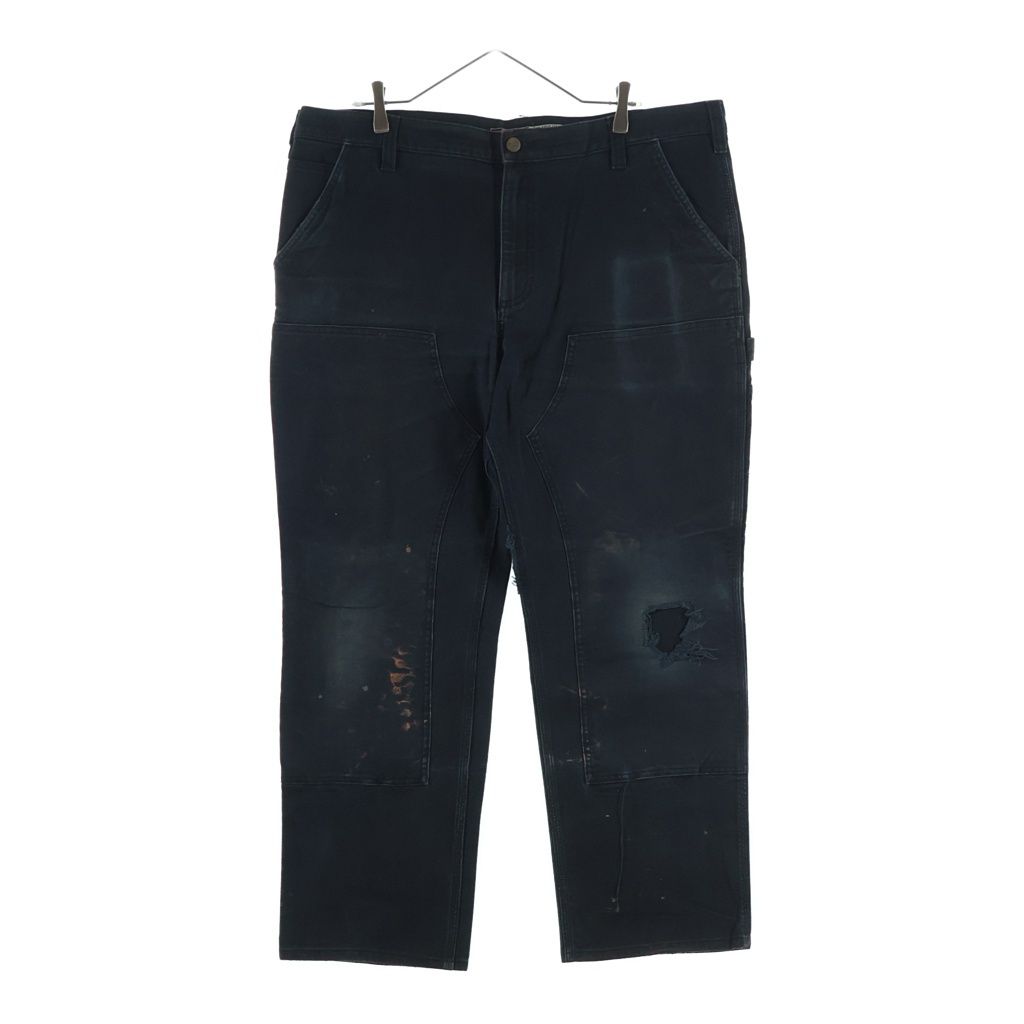 CARHARTT (カーハート) 24SS Double Knee Painter Pants ダブルニー ペインターパンツ ワークパンツ ダック地 ブラック BN3334-M