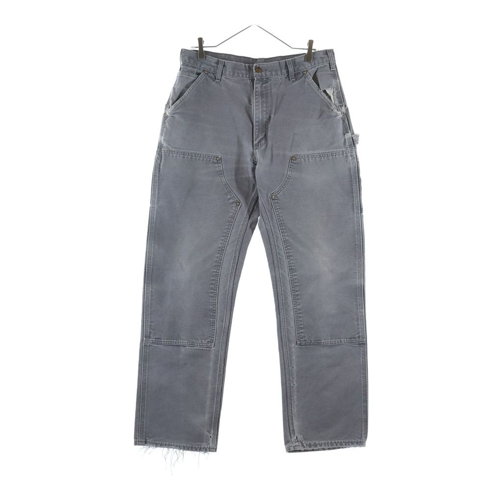 CARHARTT (カーハート) 10s Double Knee Duck Pants ダブルニー ダックパンツ ワークパンツ ダック地 USA製 グレー 280474